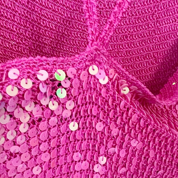 🎀NWT Retrofete Kinley Sequin Crochet Mini Dress - Picture 14 of 15